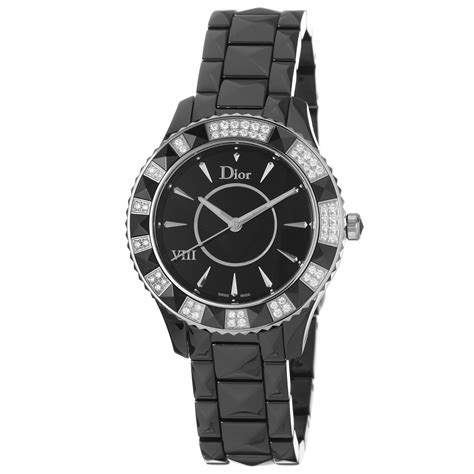 dior watches black|Dior watch with diamonds price.